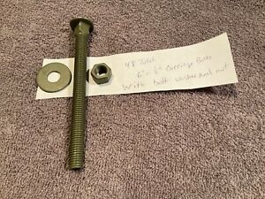 Carriage Bolts 1/2” X 6” with washers and nuts DuraFast coating NWOB