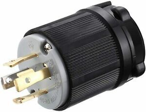 Miady NEMA L14-30P Generator Plug, 30 Amp 4-Prong Industrial Grade