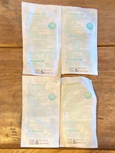 BRAUN Y-Extension Set w/2 Female Luer Locks 10”~LOT OF 4-REF 471980 Exp 2022