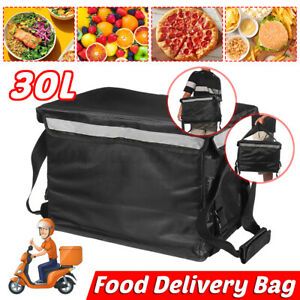 30L Cooler Bag Insulated Thermal Pizza Bag Fresh Food Delivery Picnic Bags