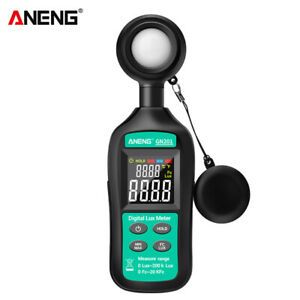 ANENG GN201 LCD Digital Luxmeter Light Meter Handheld Photometer Illuminometer