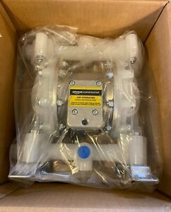 AmazonCommercial Heavy Duty Double Diaphragm Transfer Pump 1/2&#034; FPM / FKM - 13GP