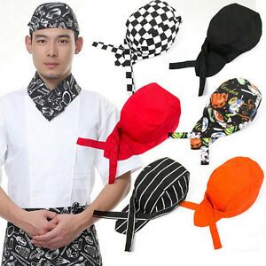 Colourfull Pirates Chef Cap Skull Cap Professional Catering Various Chef Hat  SP