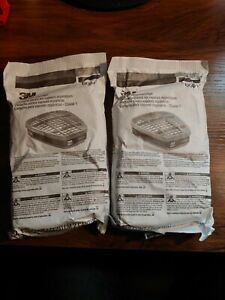 Lot of 2 packs 3M 6001 Organic Vapor Cartridge - 2 Pack Exp 04.2025
