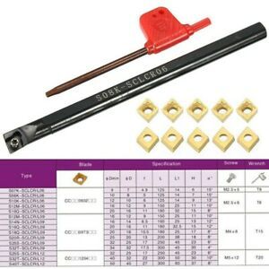 Bar Tools Turning Steel Inserts CCMT060204 S08K-SCLCR06 Parts Practical