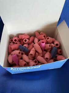 Arrowhead Erasers ~ 137 Count ~ New Erasers/Used Box