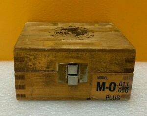 Meyer M-O  0.011 to 0.060, 50 Piece, Pin Gage Set and Case.