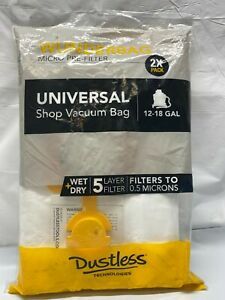 Dustless Technologies 13141 12-18 Gallon WunderBag 2pk