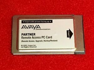 Avaya Partner ACS Remote Access and Data Backup PC Card