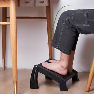 Foot Rest Under Desk at Work Comfort Height Adjustable for Home, Office