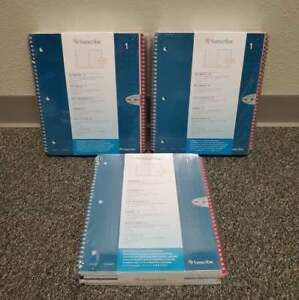 Livescribe Pack of 4 Notebooks 100 Sheets 1 Subject Each 8.5&#034; x 11&#034; (Lot of 3)