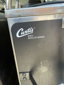 Lot Of 3 Curtis GEM-3 Coffee Satellite Servers - 1.5 Gallon - w/ Lid