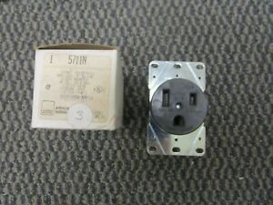 COOPER 5711N Single Receptacle 50A 125V
