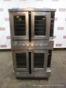 Blodgett DFG-100-3 Gas Double Stack Convection Oven With Casters