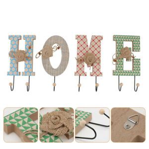 4Pcs Metal Hook Home Hook Sundries Hanger Creative Hook Hanging Hook for Decor