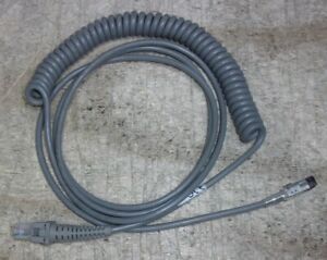 Datalogic CAB446 SH4181 9ft Coiled Barcode Scanner Cable