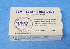 Temp Tabs - True Blue, Thermoplastic Matrix Wafers, 40 tabs.