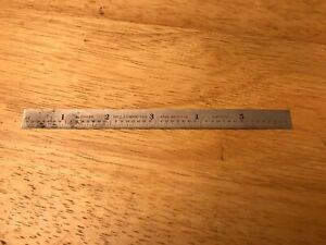 Starrett C309R 6&#034; Steel Rule with Plastic Sleeve