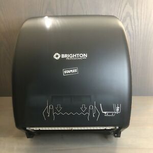 Brighton Professional Mechanical Auto-Cut Paper Towel Dispenser - Black BPR23500