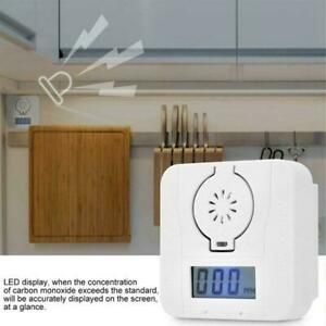 LCD-Carbon-Monoxide CO Detector Gas Sensor Smoke Poisoning Monitor Warning I5A9