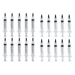 Pack of 20 Plastic Syringe w/ Measurement for Multi Use Wartering Refilling
