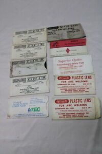 Welding Lens Assorted Brands Size 2 x 4 1/4&#034; Lot of 10