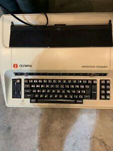 olympia typewriter electronic compact one