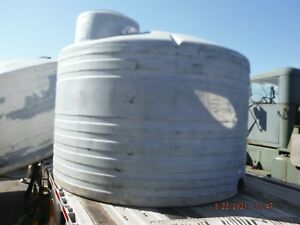 1500 gal round plastic tank 7.5&#039; diameter
