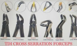 Tdi Serrated Forcep Set Of 6  Extraction Forcep