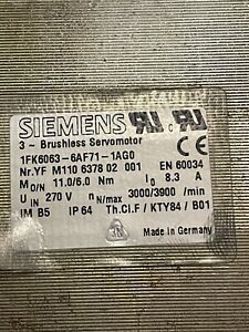 SIEMENS BRUSHLESS SERVOMOTOR