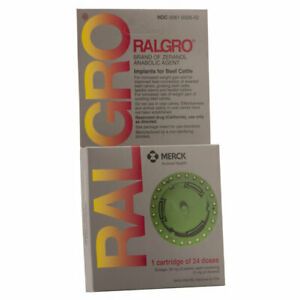Ralgro Cattle Cartridge, 24 Pcs. EXP:12/2024