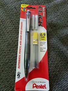 Pentel Twist-Erase Click Automatic Pencils 0.9 mm Black Latex free comfort hand