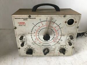 Vintage Eico 950 Resistance Capacitance Comparator Bridge meter