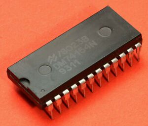 DM74154N 4-Line to 16-Line Decoder/Demultiplexer THT DIP-24 National NEU