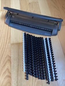 GBC CombBind C50 Hole Punch Comb Binder Machine Booklet Maker + Extra Combs