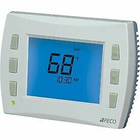 PECO T4932SCH-002 3H-2C 24 Vac Or Batt Power Performancepro School Stat With Hum
