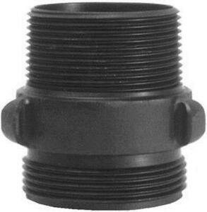 Aluminum Fire Hose Adapter, 3&#034; M.NST(NH) x 3&#034; M.NPT Rocker Lug