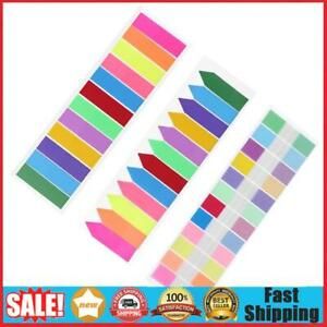 12 Color Sticky Notes Index Memo Pad Label Paper Bookmark Sticker Supplies