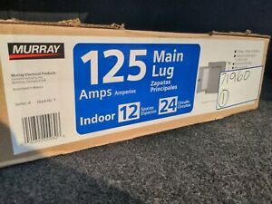 Murray LC1224L1125 Main Lug Load Center 12 Space 125 Amps New