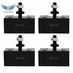 4Pcs AXA #4 Quick Change Heavy Duty Boring Bar Tool Post Holder 250-104 For CNC
