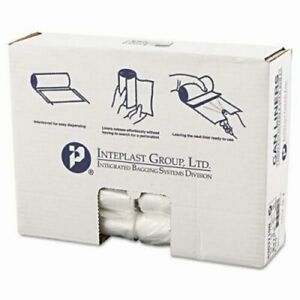 30 Gallon Clear Trash Bags, 30x37, 10mic, 500 Bags (IBSS303710N)