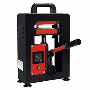 5 Ton Heat Press Machine 3x5 inch Dual Dab Heated Plates LCD Controller Hydrauli