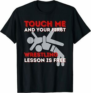New Limited Wrestling Lesson Premium Gift Tee T-Shirt