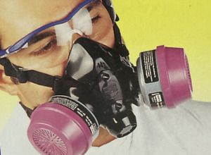 North By Honeywell 7700 Series Half Face Respirator, 7700-30L, Large