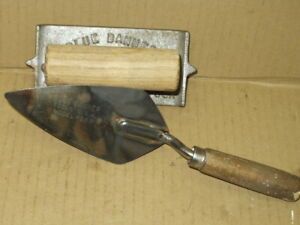 Vintage BLUE BANNER No.1BB &amp; 26BB Trowel &amp; Concrete Cement Masons Tools - MINTY