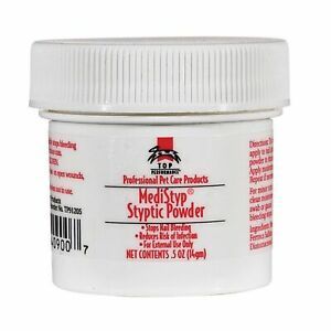 Top Performance MediStyp Pet Styptic Powder with Benzocaine 1/2-Ounce
