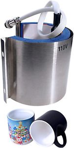 BetterSub Mug Cup Press Heating Transfer Attachment Silica Gel 110V for Heat Pre