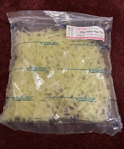 Universal Pipette Tips 200 UL 1000 Pcs Clear Yellow Plastic Tips RNase Free Lot1