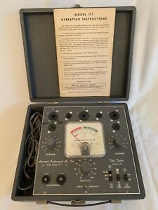 Vintage Accurate Instrument Co. Vacuum Tube Tester Model # 151 W/ Manual