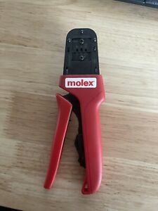 Molex Hand Crimp Tool for Male and Female Crimp Terminals, 16-24 AWG Wire